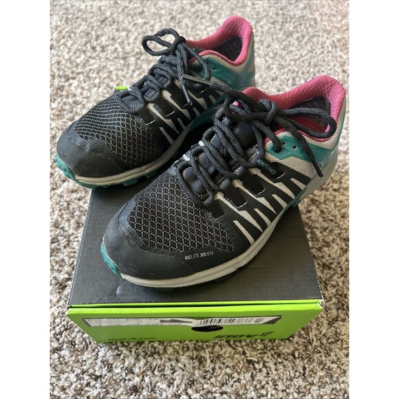 Inov-8 Black and Pink Athletic Shoes - Picture 2 of 8